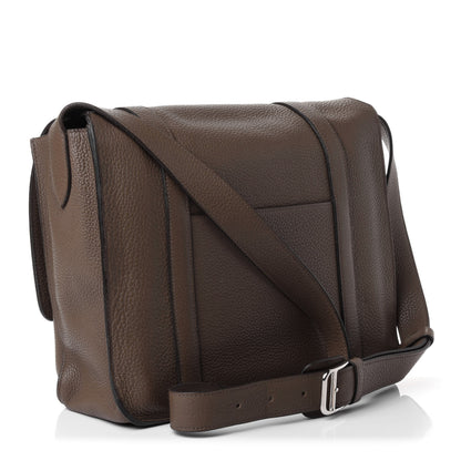 Hermes Taurillon Clemence Steve Caporal Messenger Cacao 2 of 4