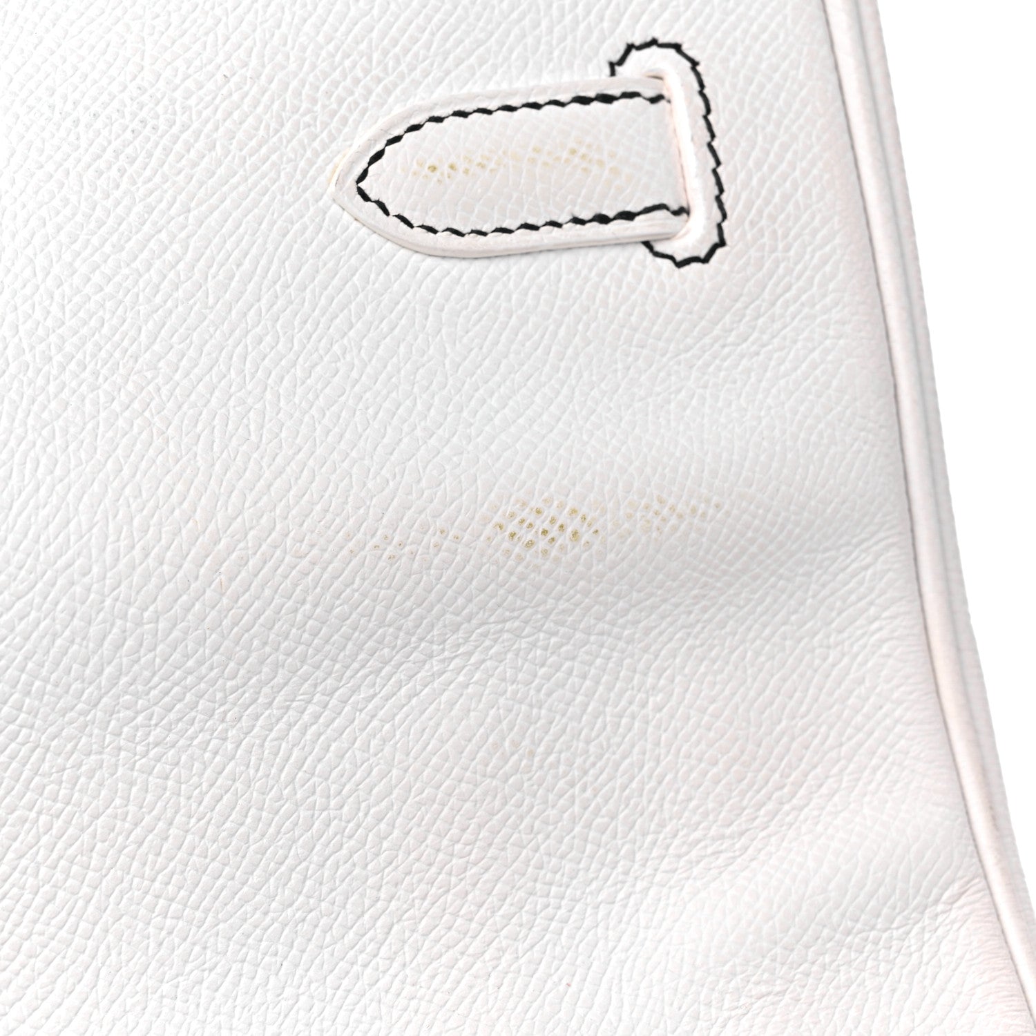 Hermes Epsom Horseshoe Birkin 35 White 13 of 16
