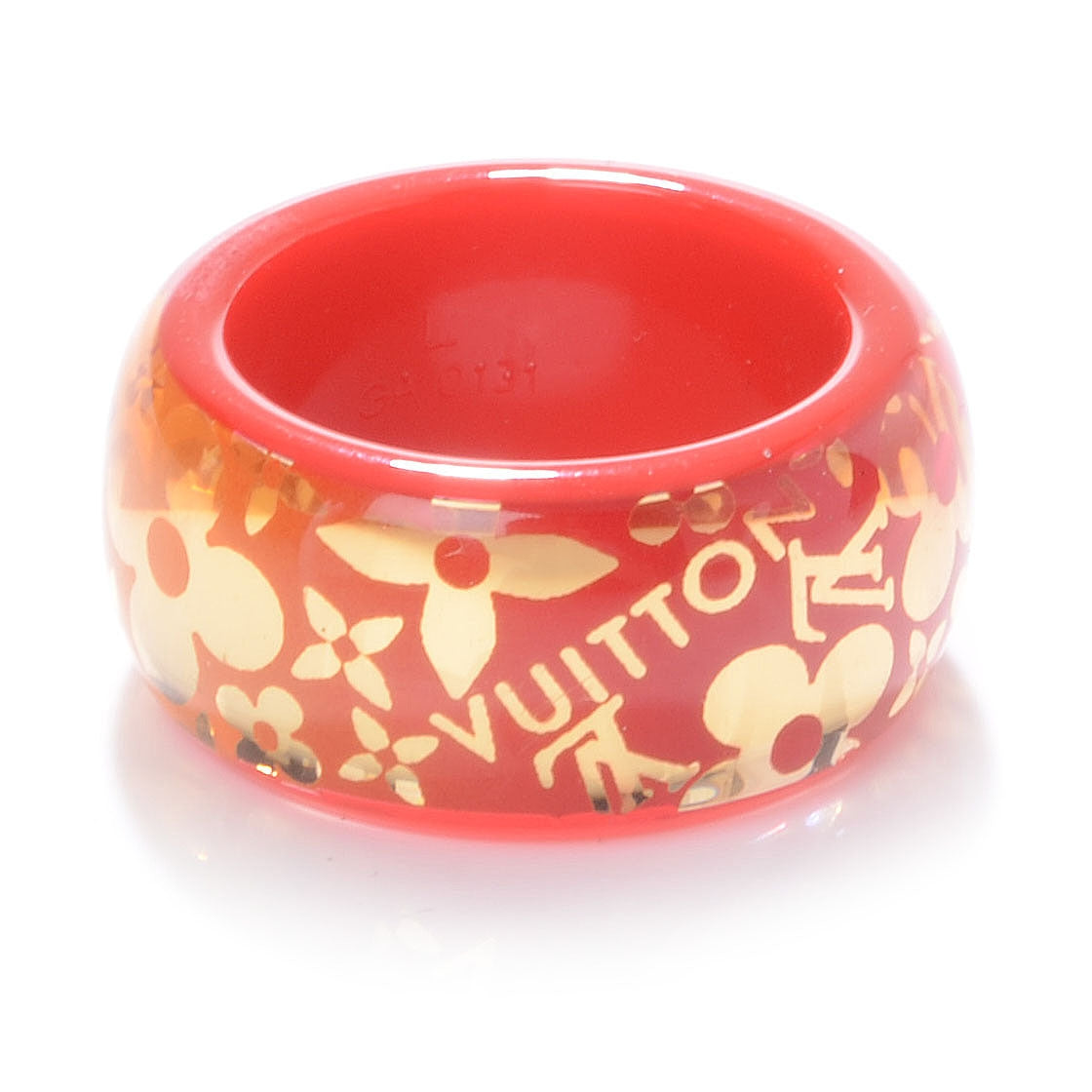 Resin Tropical Cocktail Ring Rouge Large 7.5