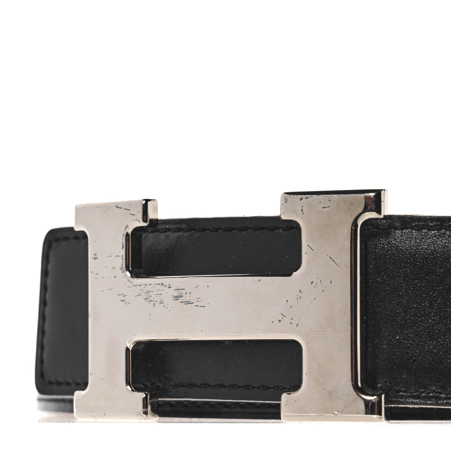 Box Courchevel 38mm Constance H Belt 80 Black Gold