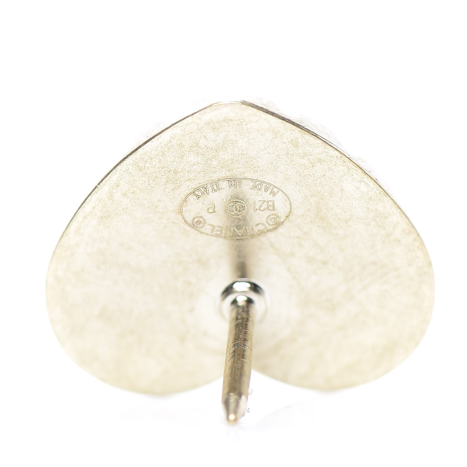 Chanel Metal Strass Crystal Quilted CC Heart Scissors Perfume Brooch Set Gold 4 of 5