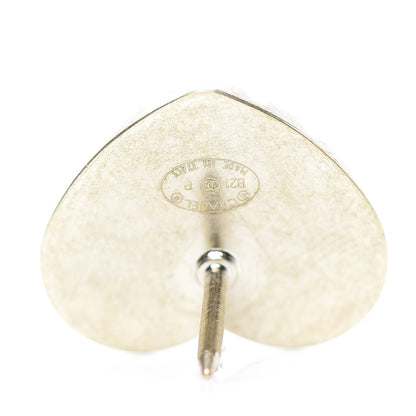 Chanel Metal Strass Crystal Quilted CC Heart Scissors Perfume Brooch Set Gold 4 of 5