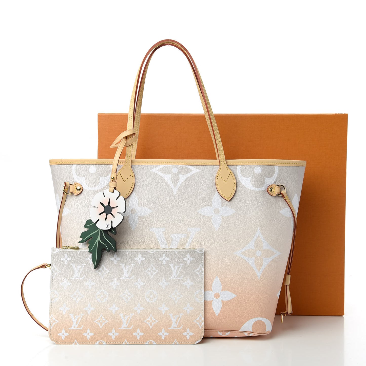 Monogram Giant By The Pool Neverfull MM Brume