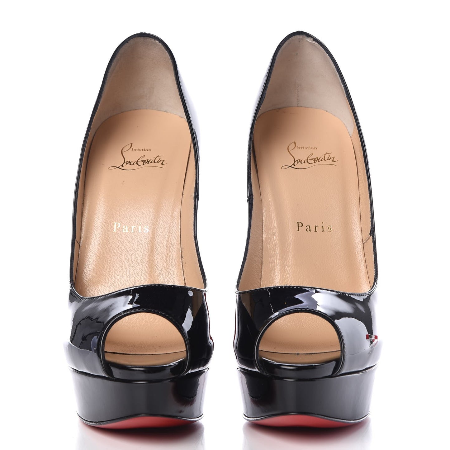 Patent Lady Peep 150 Pumps 39 Black