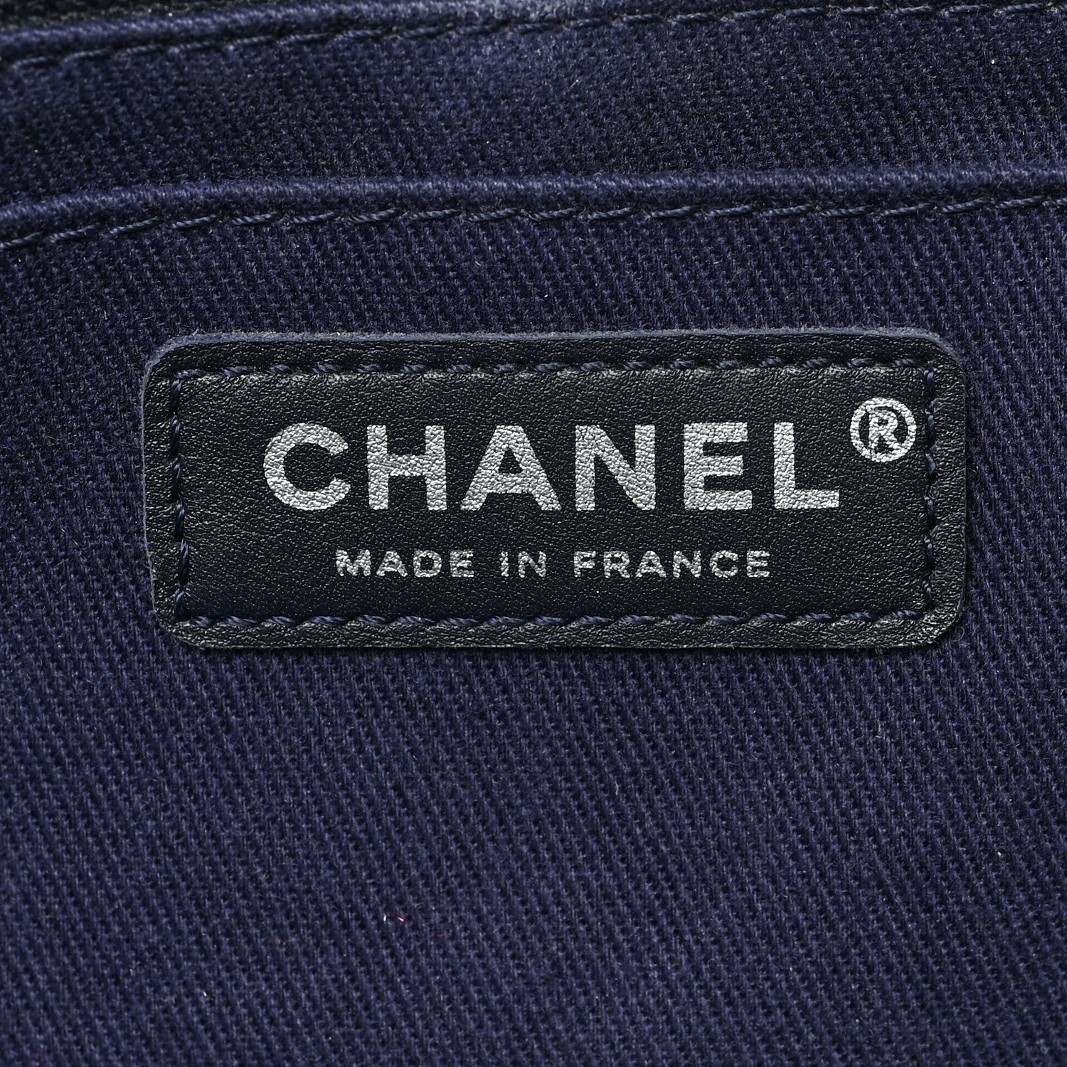 Chanel Grained Vegetal Calfskin Urban Shopping Tote Blue 6 of 8