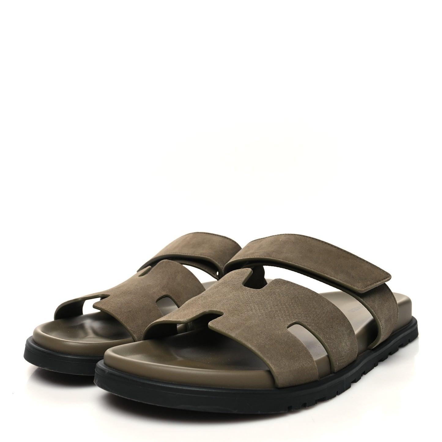 Suede Goatskin Mens Chypre Sandals 43 Vert Toundra
