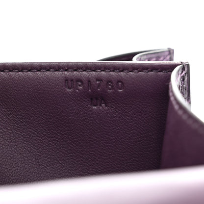 Hermes Shiny Alligator Tiger Eye Constance 18 Amethyst 7 of 11