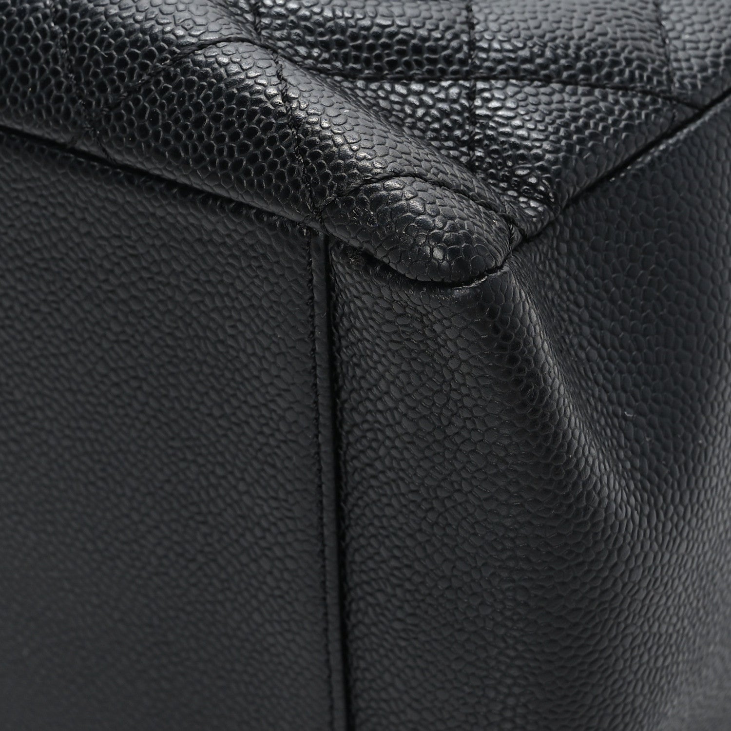 Chanel Caviar Quilted Grand Shopping Tote GST Black 12 of 12