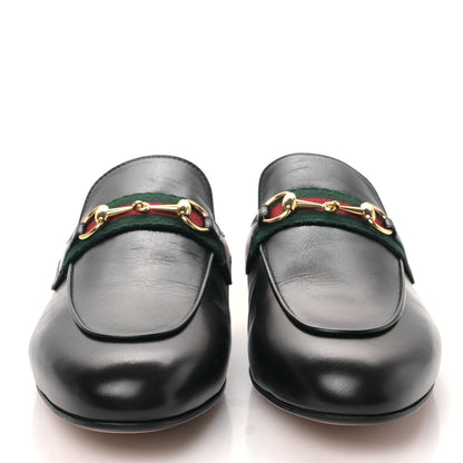 Gucci Malaga Kid Web Womens Princetown Slippers 39.5 Black 2 of 8