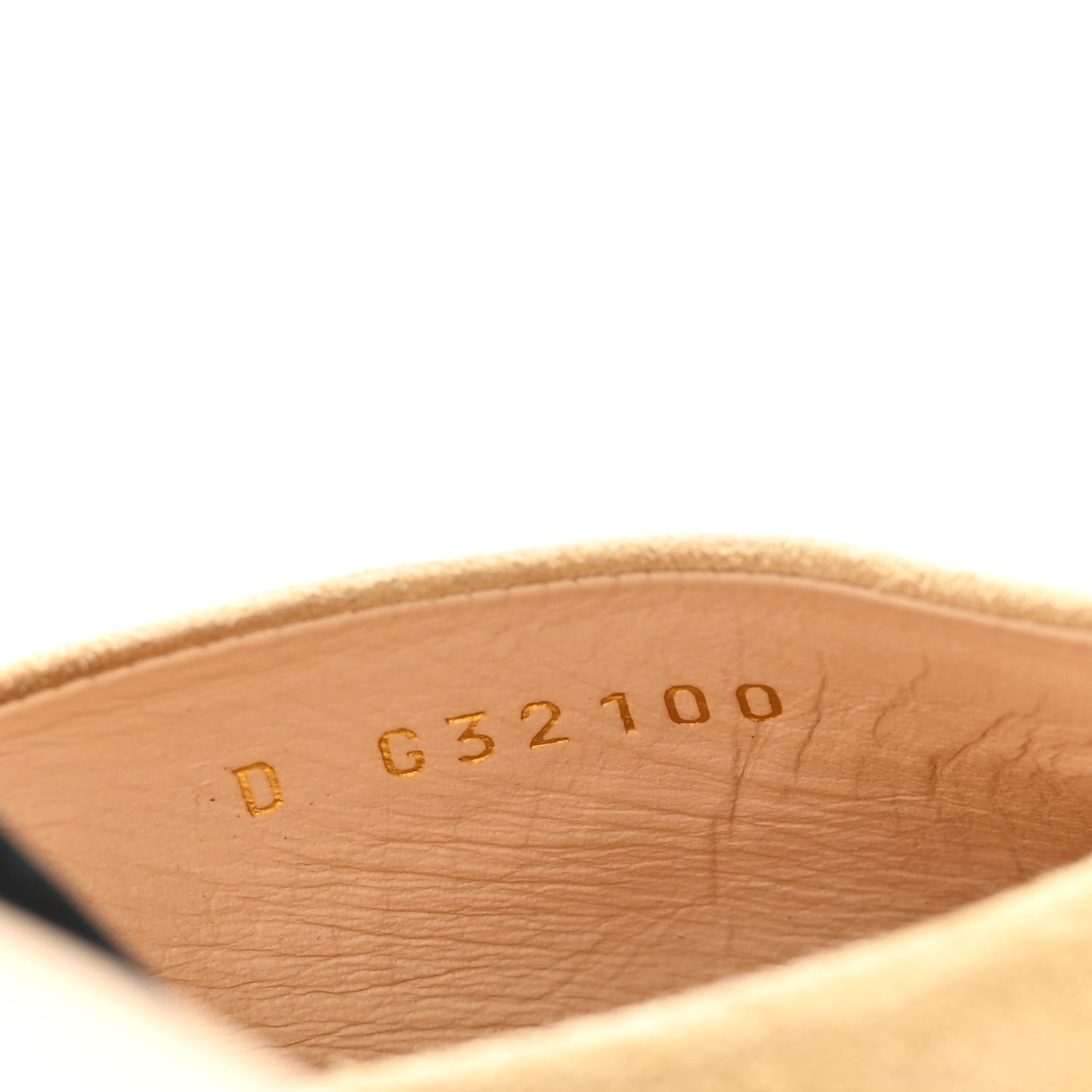 Suede Grosgrain Cap Toe CC Mules 40 Beige Black