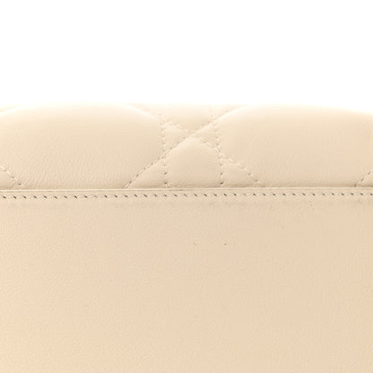 Christian Dior Calfskin Macrocannage Groove 20 Bag Dusty Ivory 12 of 13