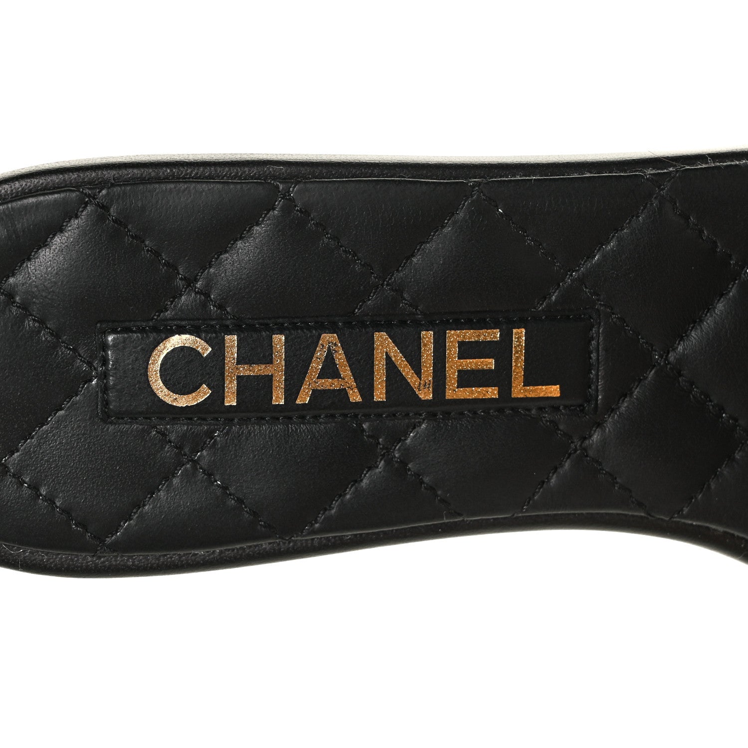 Chanel Lambskin Quilted CC Turnlock Sandals 38 Black 7 of 9