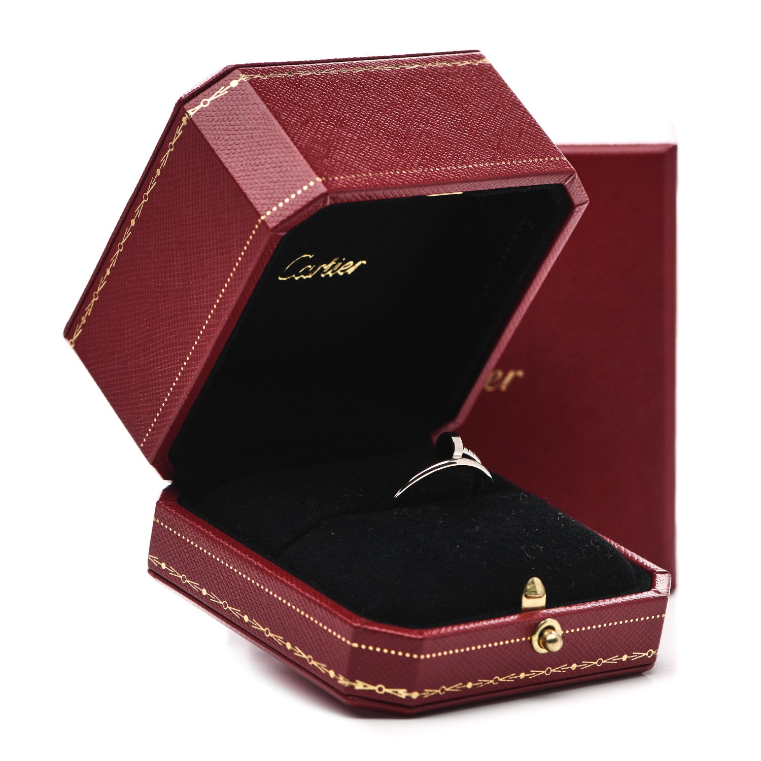 Cartier 18K White Gold Small Juste Un Clou Ring 53 6.25 6 of 6