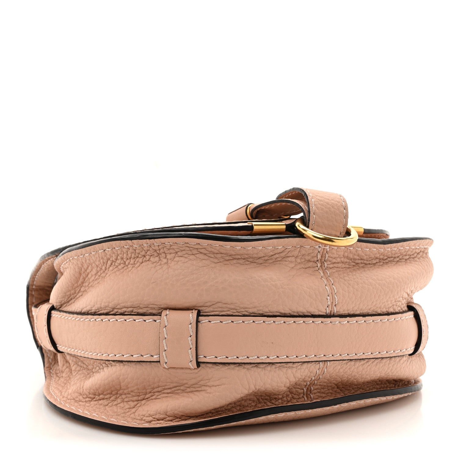 Chloe Calfskin Mini Marcie Round Crossbody Bag Blush Nude 4 of 12