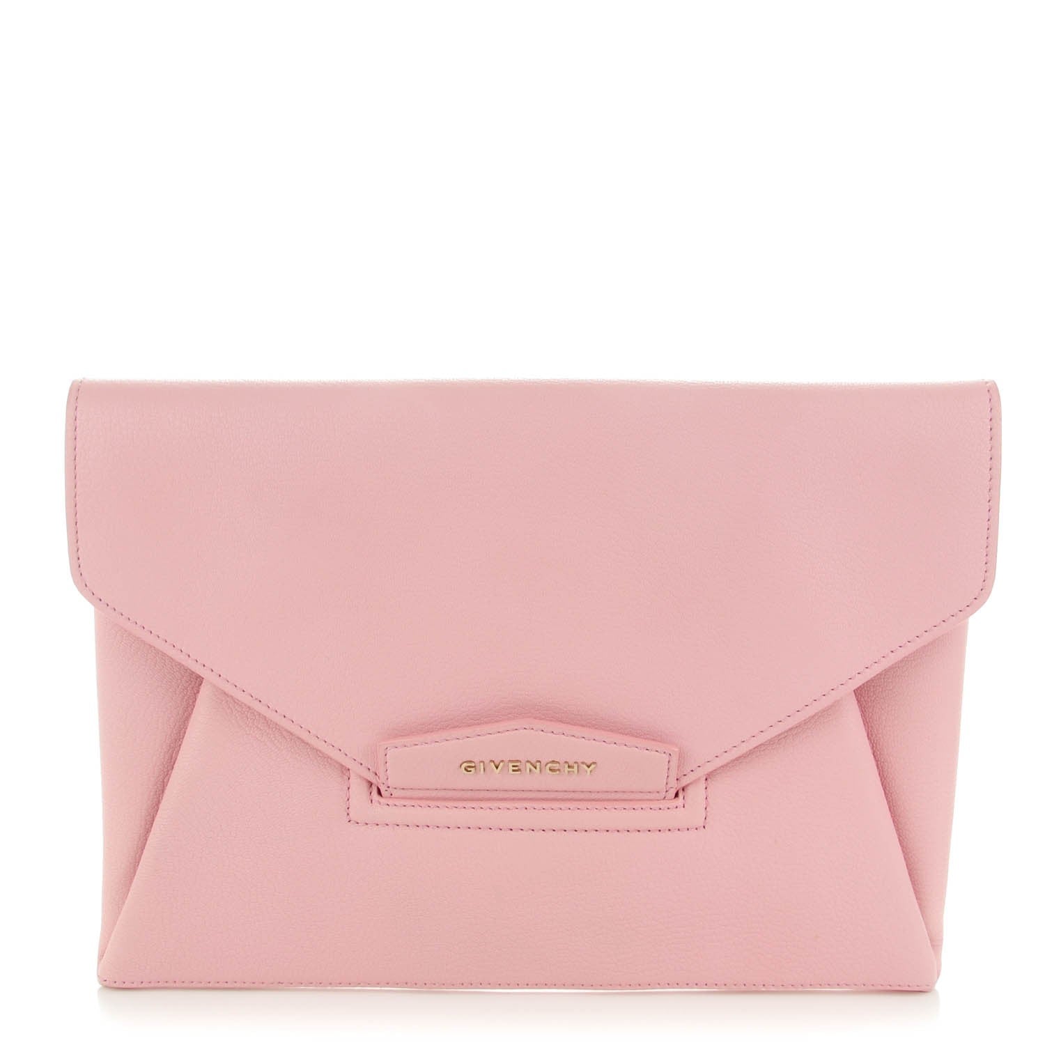 Givenchy Sugar Goatskin Medium Antigona Envelope Clutch Light Pink 1 of 7