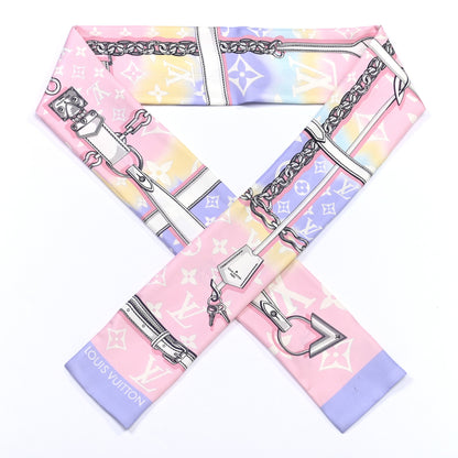 Louis Vuitton Silk Monogram Escale Confidential Bandeau Pink 2 of 6