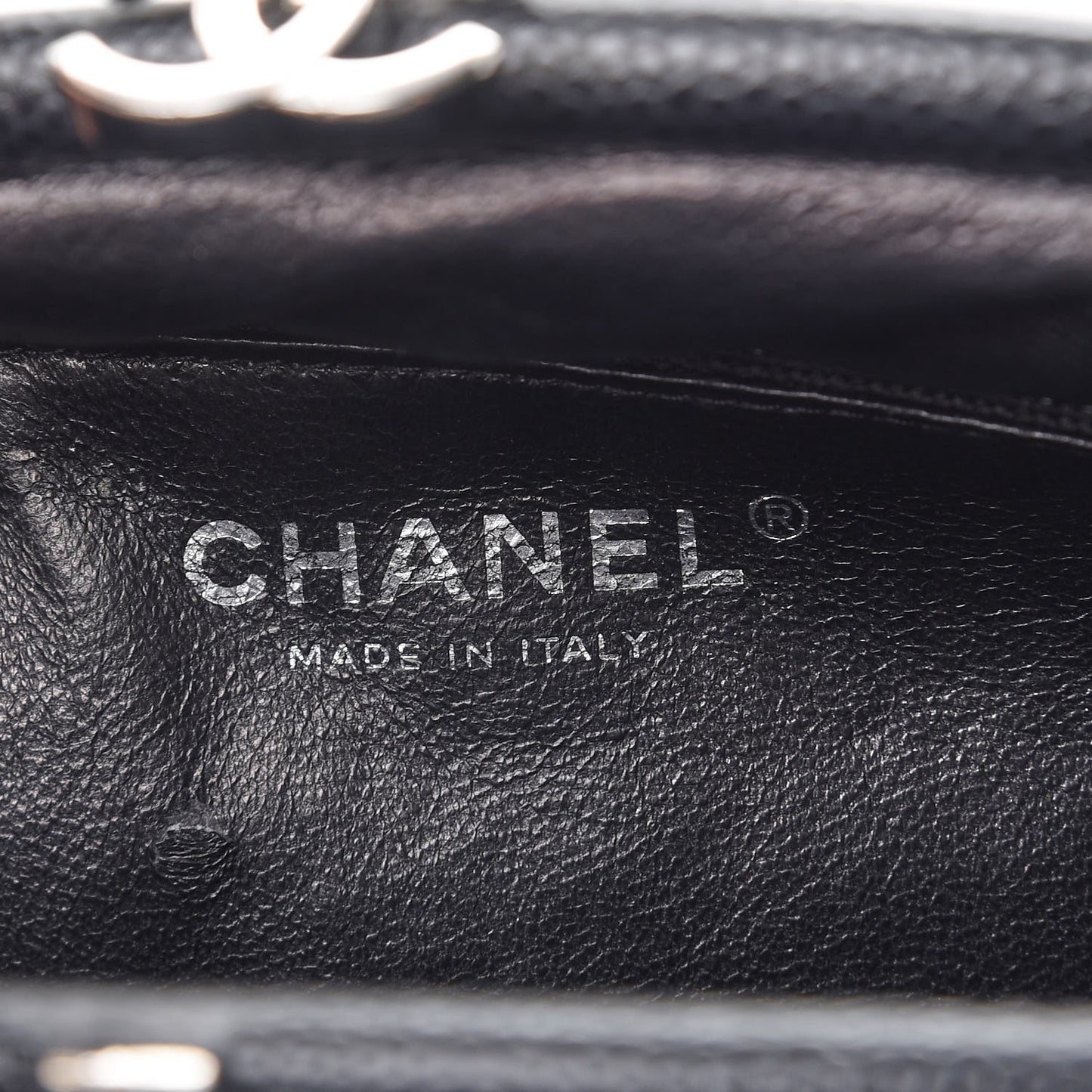 Caviar Quilted Timeless Clutch Black