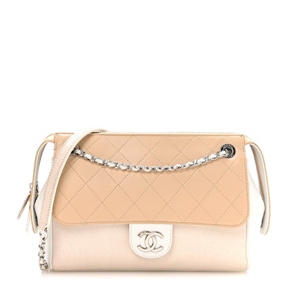 Chanel Caviar Goatskin Quilted Magnetic Camera Case Beige White 1 of 10