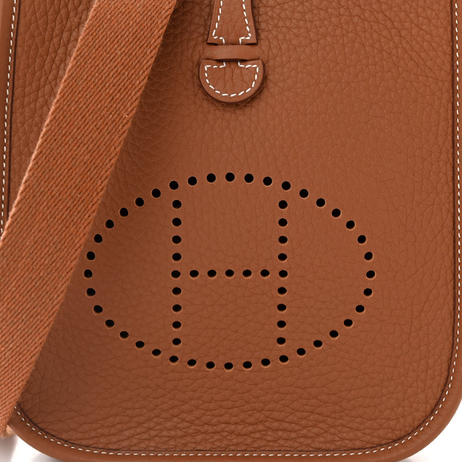Hermes Taurillon Clemence Evelyne TPM Gold 8 of 11