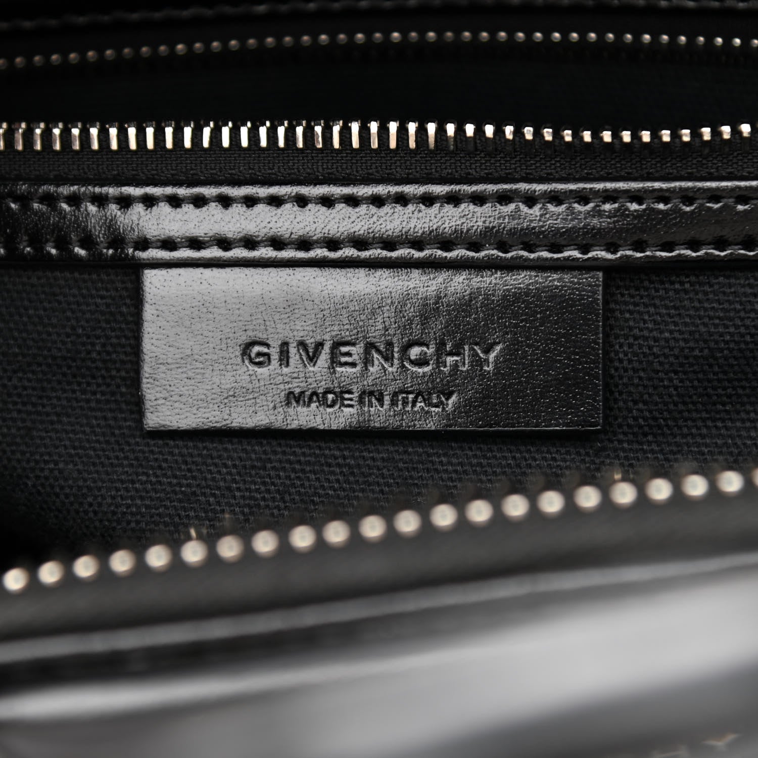 Givenchy Shiny Lord Calfskin Small Antigona Black 6 of 10