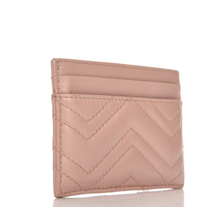 Gucci Calfskin Matelasse GG Marmont Card Holder Perfect Pink 10 of 14