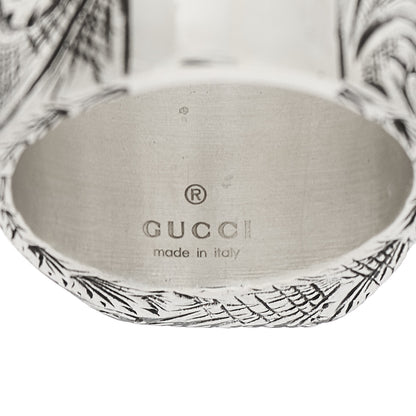 Gucci Sterling Silver Letter D Ring 57 8 6 of 6