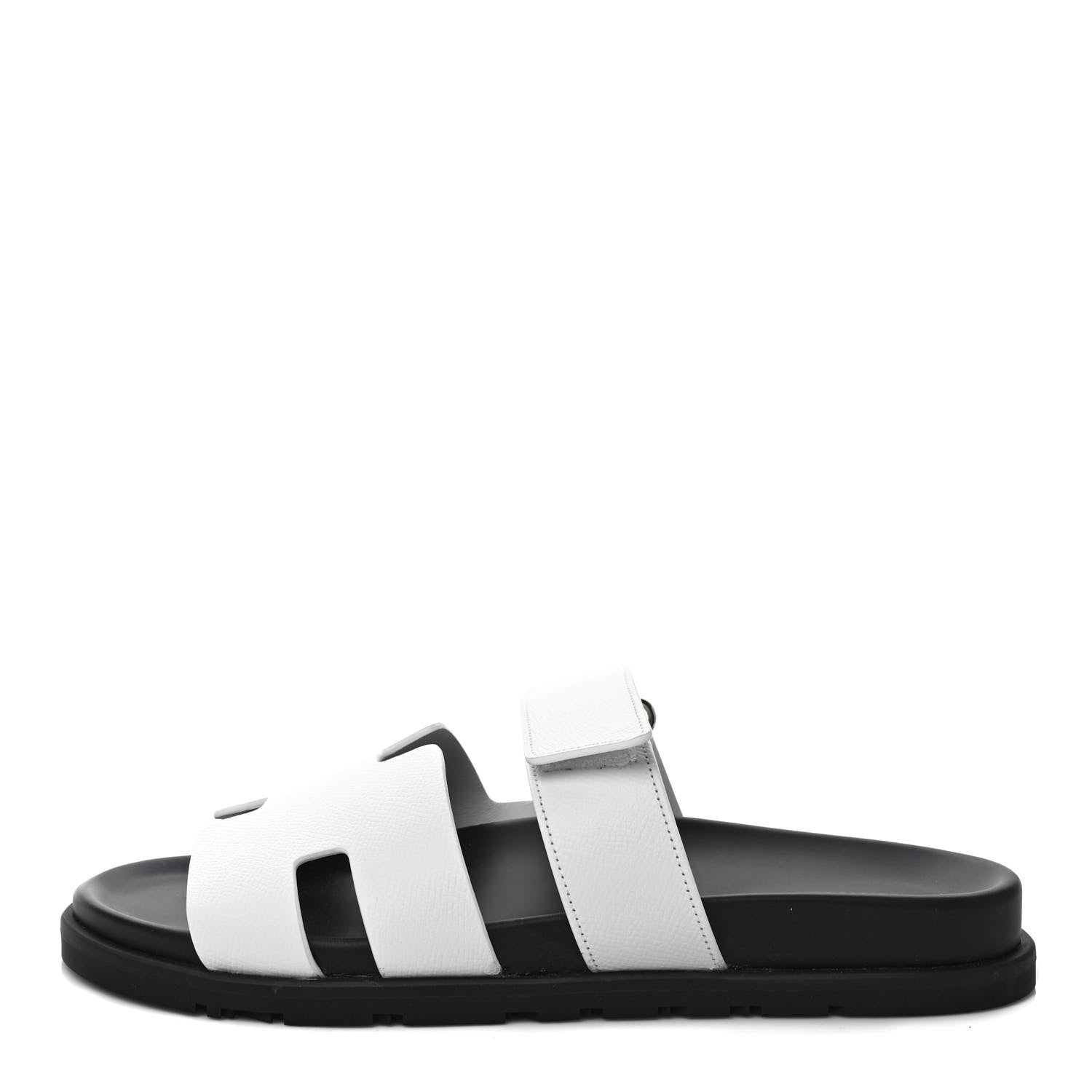 Hermes Epsom Womens Chypre Sandals 41 White 1 of 9