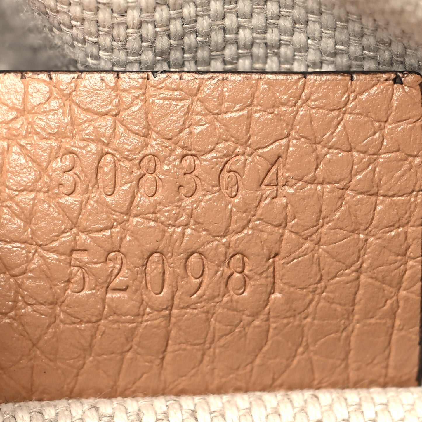 Pebbled Calfskin Small Soho Disco Bag Camelia