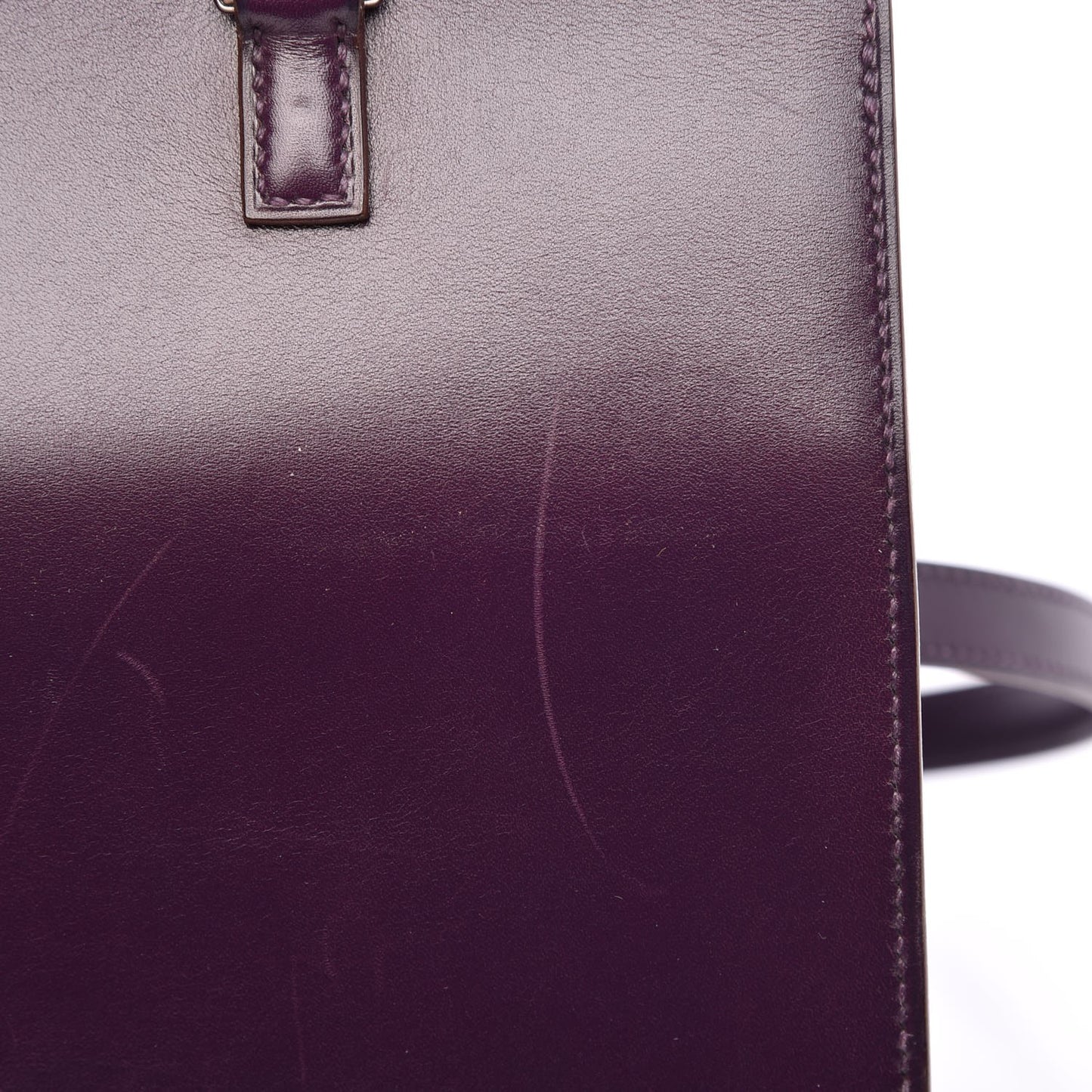 Box Handle Bag Raisin