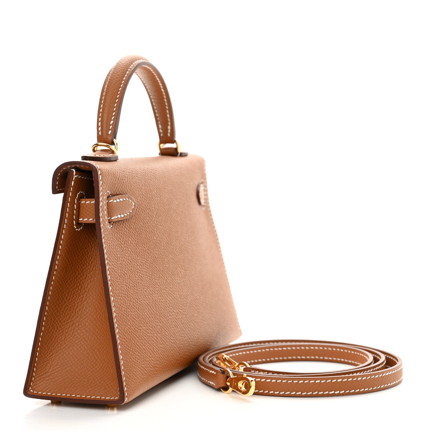 Hermes Epsom Mini Kelly Sellier 20 Gold 3 of 11