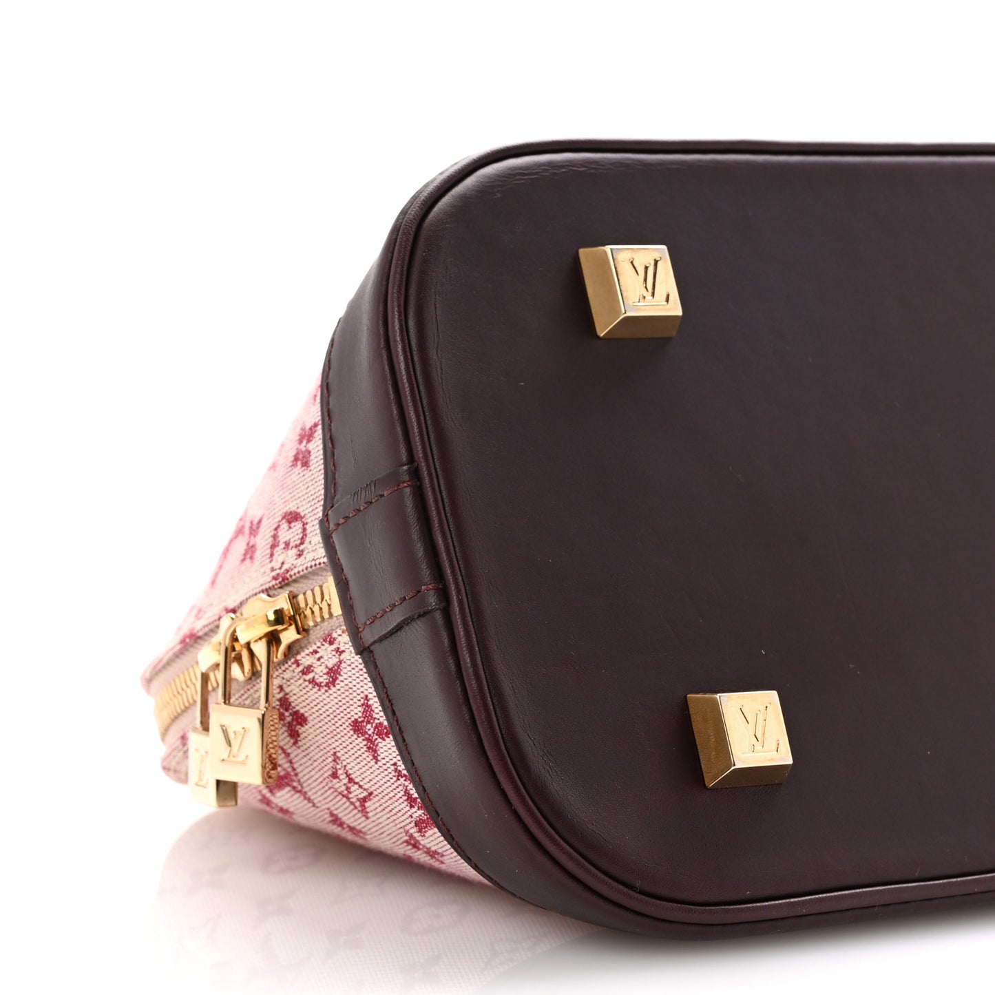 Mini Monogram Alma Long Cherry