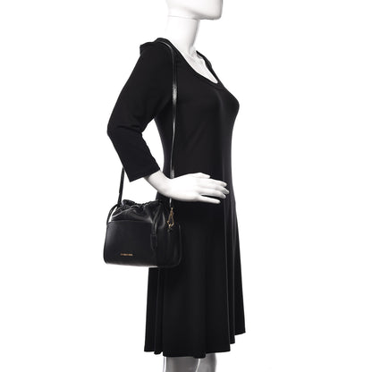 Burberry Patent Grained Calfskin Little Crush Black 2 of 8
