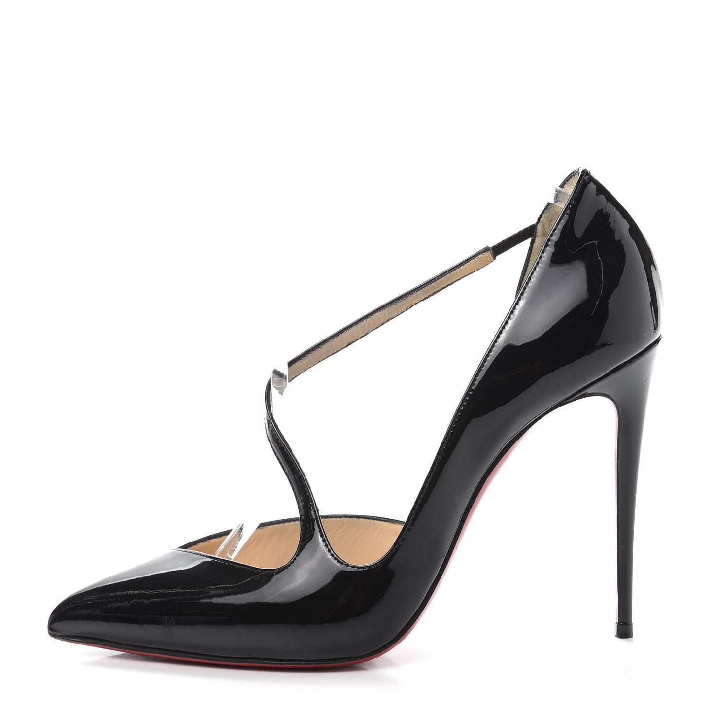 Patent Shiny Nappa Crissos Pumps 40 Black