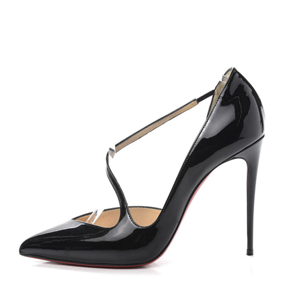 Christian Louboutin Patent Shiny Nappa Crissos Pumps 40 Black 1 of 8
