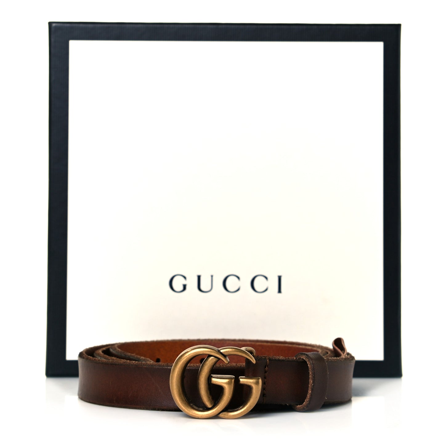 Faded Calfskin Double G 20mm Belt 90 36 Cuir