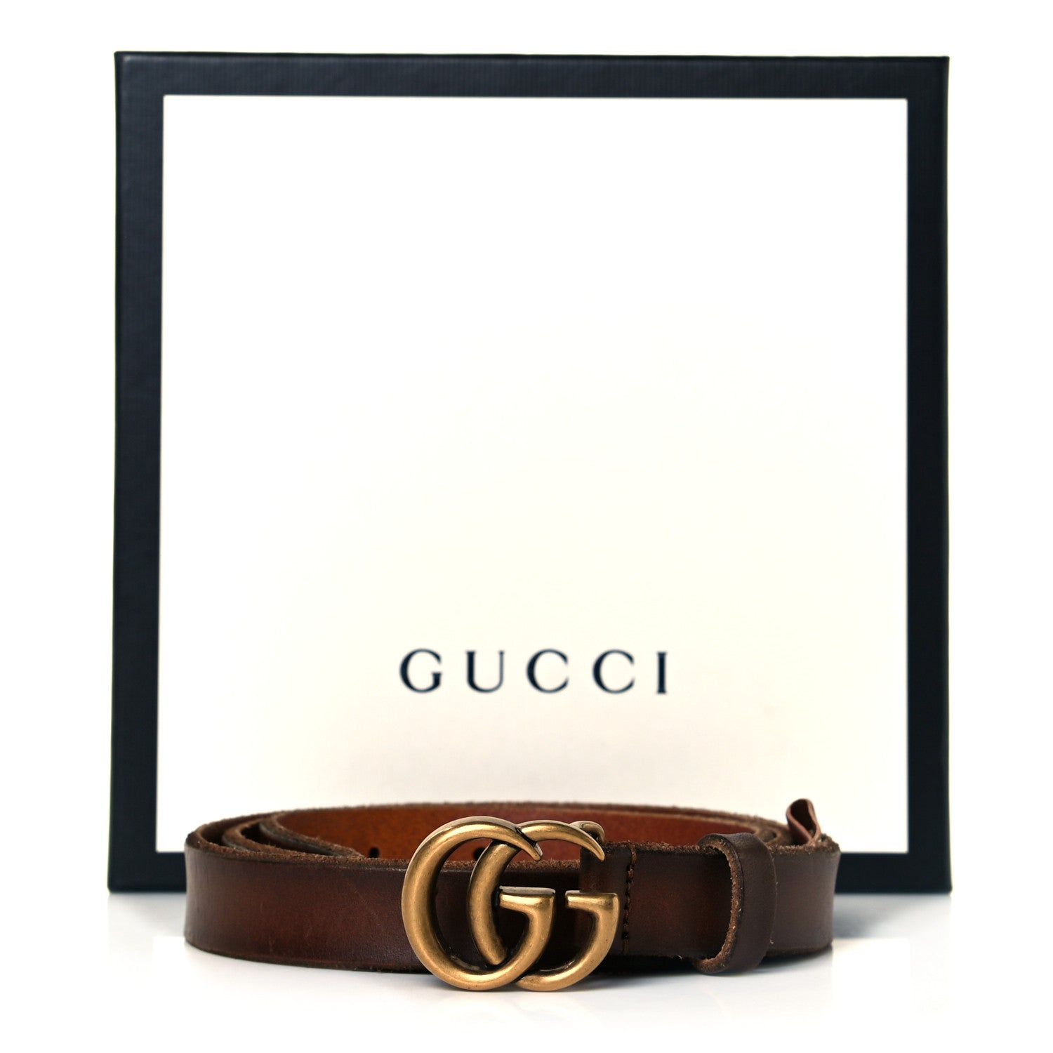 Gucci Faded Calfskin Double G 20mm Belt 90 36 Cuir 5 of 5