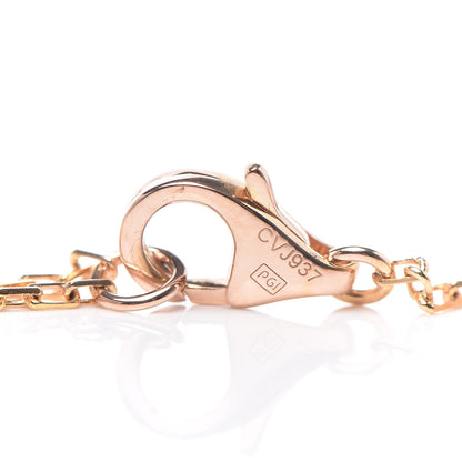 Cartier 18K Pink Gold Diamond LM D'Amour Pendant Necklace 6 of 7