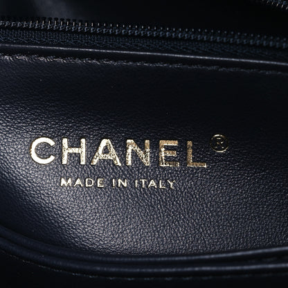 Chanel Washed Denim Quilted Mini Coco Handle Flap Blue 6 of 14