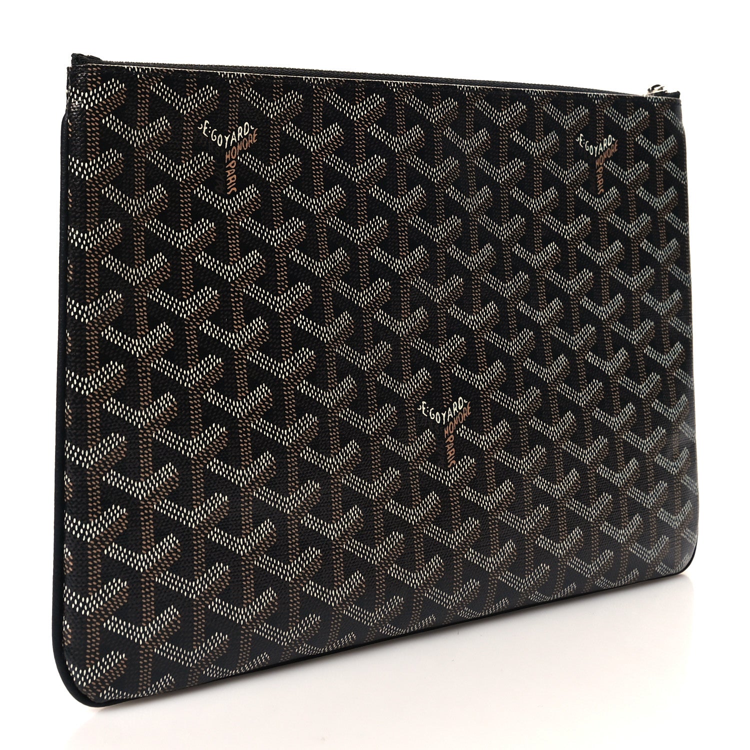Goyard Goyardine Senat Pochette MM Black 3 of 7