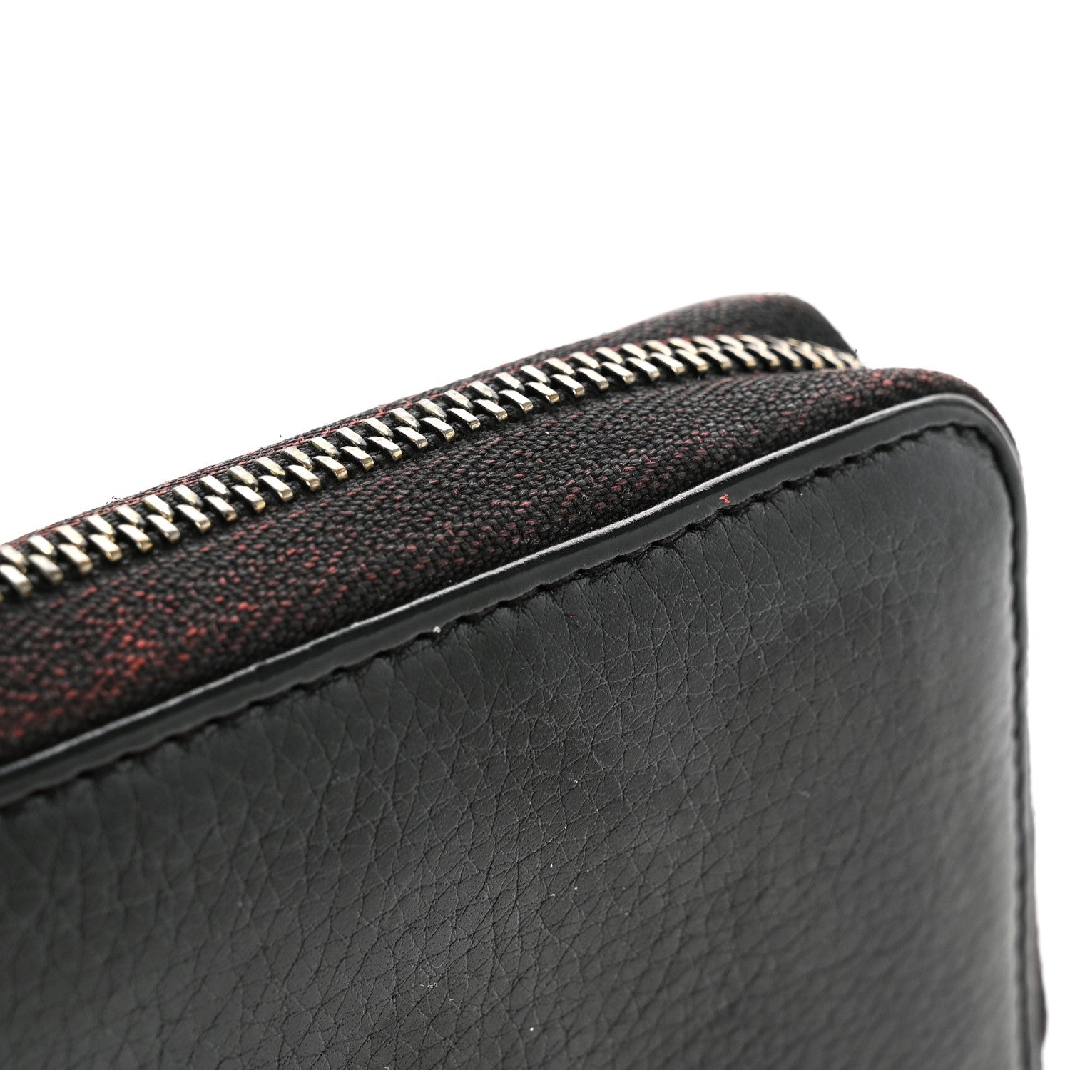 Gucci Pebbled Calfskin Soho Zip Around Wallet Black 9 of 10