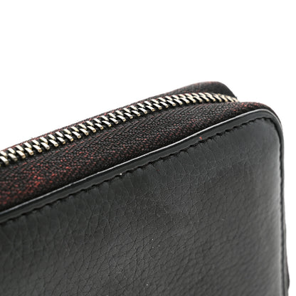 Gucci Pebbled Calfskin Soho Zip Around Wallet Black 9 of 10