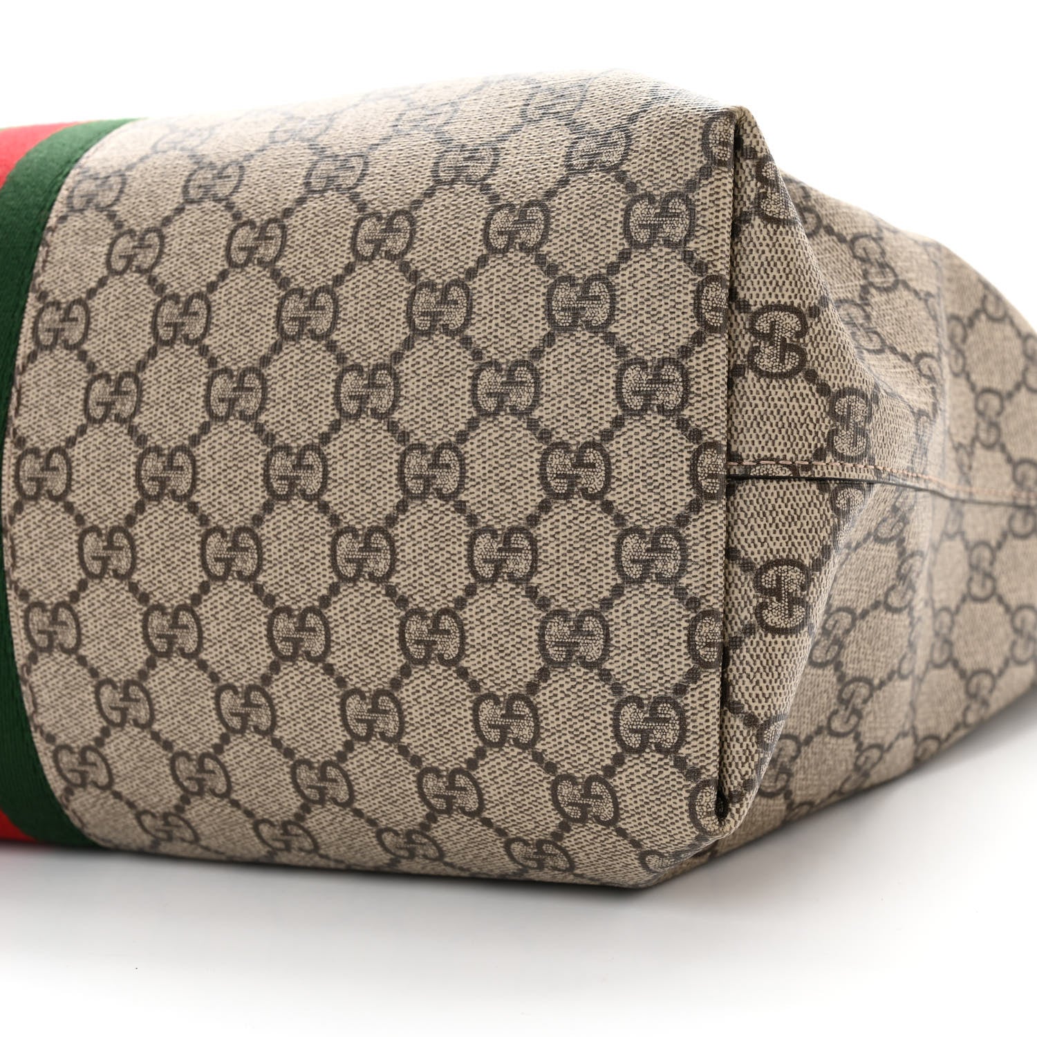 Gucci GG Supreme Monogram Medium Ophidia Shopping Tote Brown 10 of 16