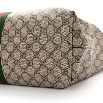 Gucci GG Supreme Monogram Medium Ophidia Shopping Tote Brown 10 of 16