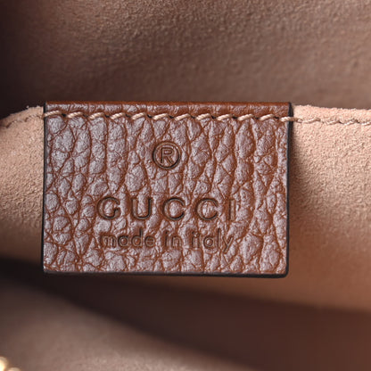 Gucci New Denim GG Monogram Dollar Calfskin Mini Ophidia Shoulder Bag Blue Tea Cuir Epilog 5 of 8