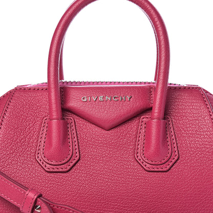 Givenchy Sugar Goatskin Mini Antigona Fushia 10 of 10