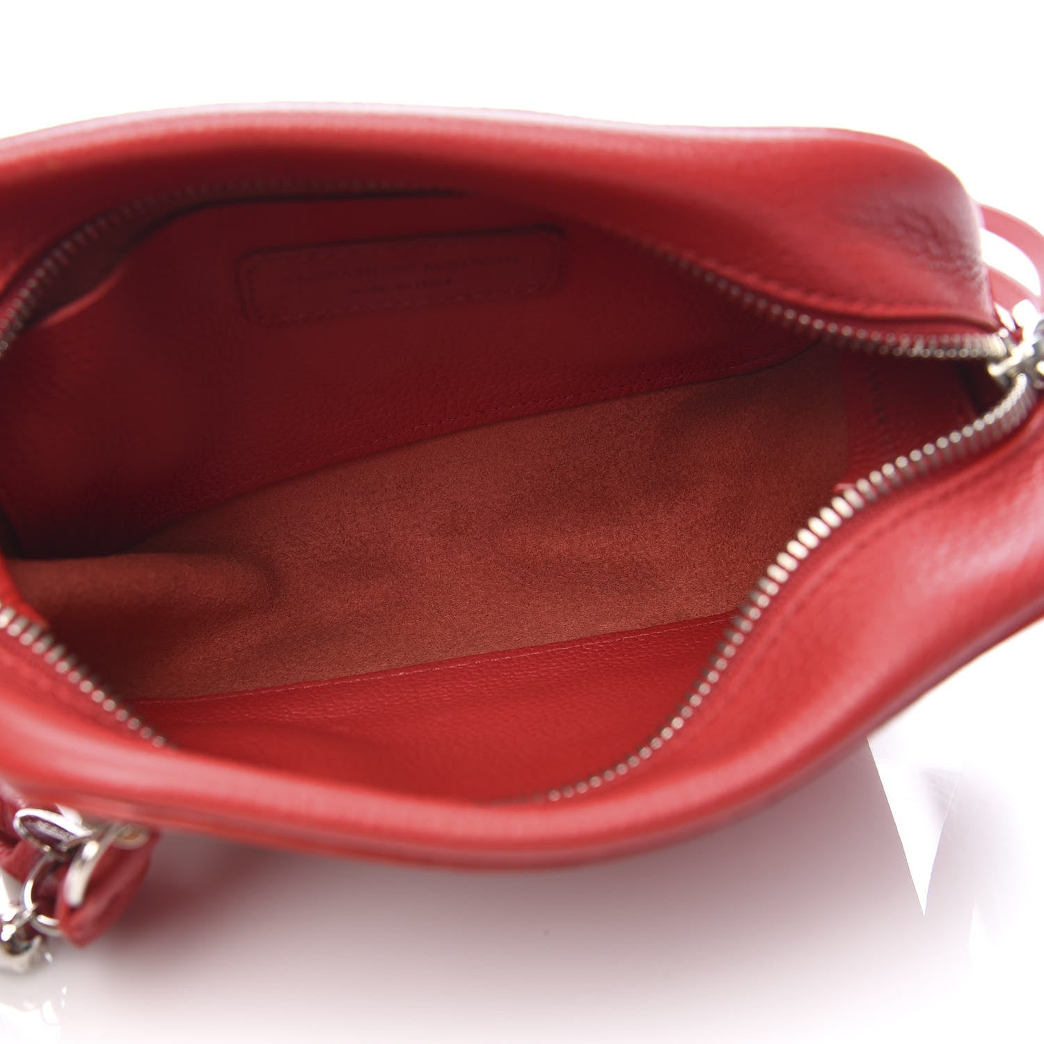 Alexander McQueen Calfskin Skull Camera Shoulder Bag Red 5 of 9