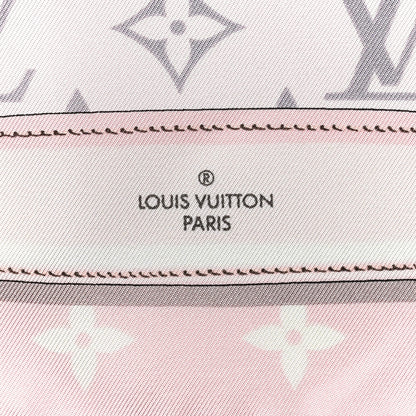 Louis Vuitton Silk Monogram Confidential Square Scarf Light Pink 2 of 5