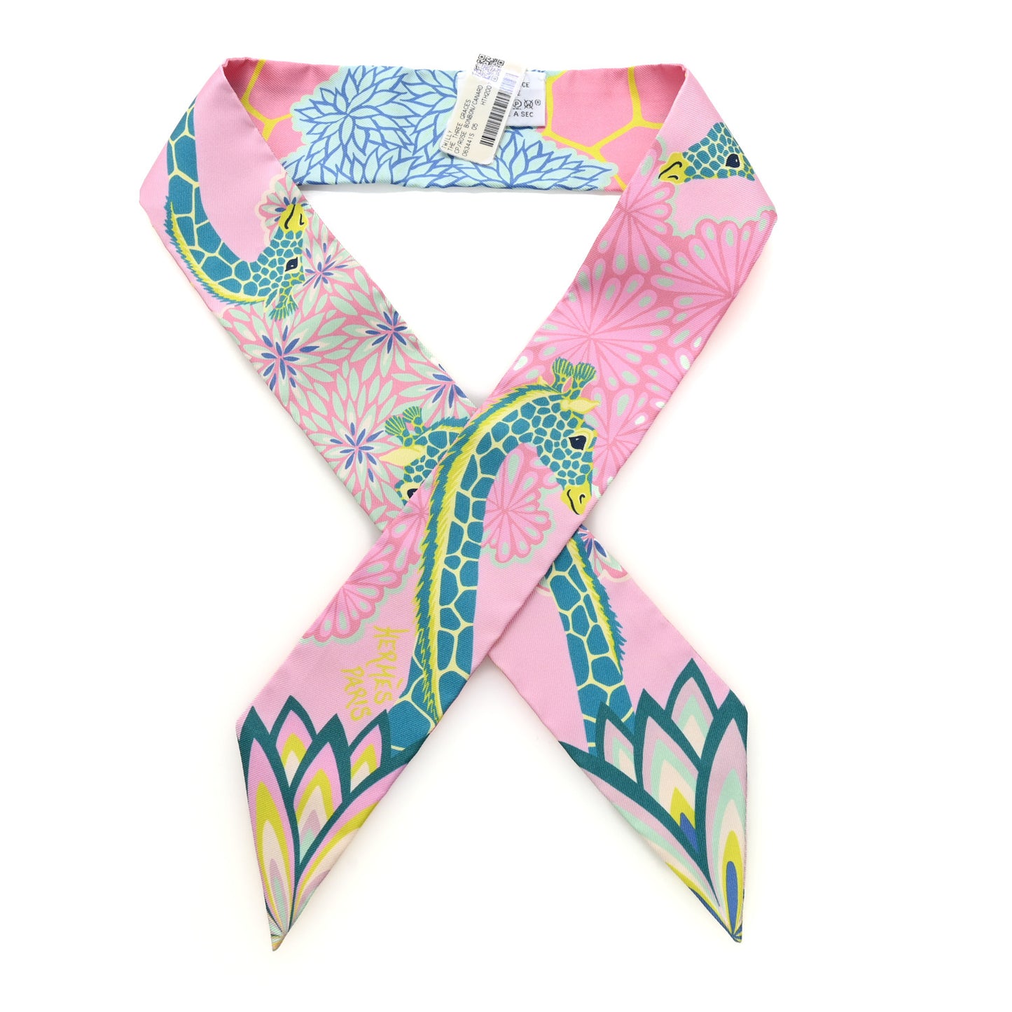 Silk The Three Graces Twilly Rose Bonbon Canard