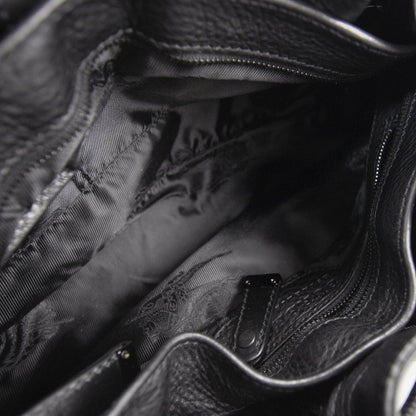 Burberry Prorsum Leather Mason Warrior Studded Hobo Black 6 of 9