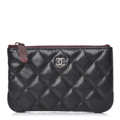 Chanel Caviar Quilted Small Cosmetic Case Black 1 of 8